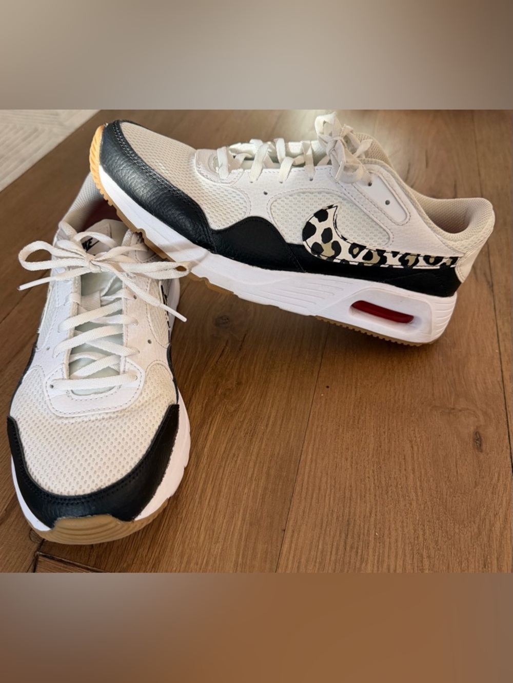 NIKE Women’s Air Max SC LP  Sneakers with Leopard Swoosh
